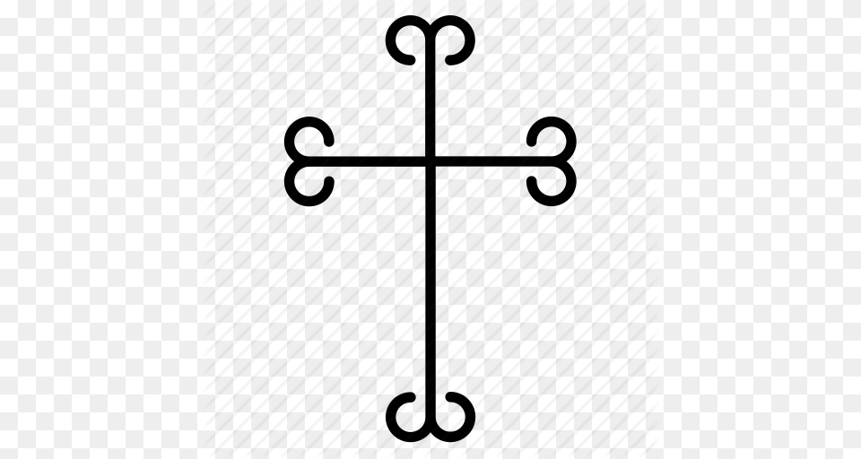 Abstract Catholic Christian Cross Christianity Cross Orthodox, Symbol, Electronics, Hardware Free Png