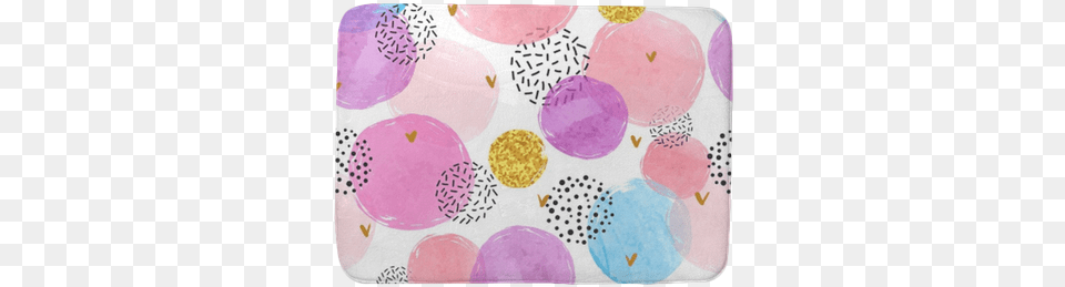 Abstract Celebration Background With Watercolor Circles Watercolor Painting, Applique, Home Decor, Pattern, Rug Free Png Download