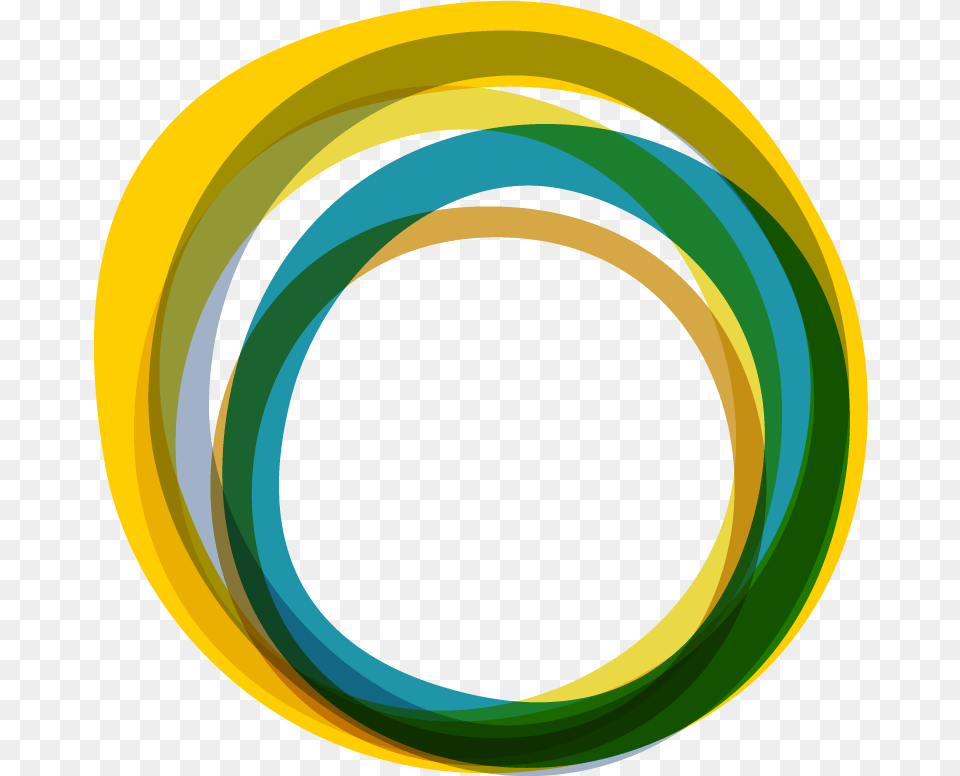Abstract Circles Abstract Illustration Of Overlapping Abstract Circle, Hoop, Disk, Sphere Free Png