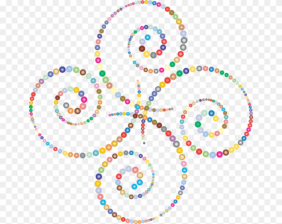Abstract Circles Spirals Prismatic Circle, Accessories, Jewelry, Necklace, Spiral Free Png Download