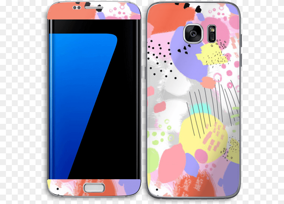 Abstract Color Skin Galaxy S7 Edge Iphone, Electronics, Mobile Phone, Phone Free Png