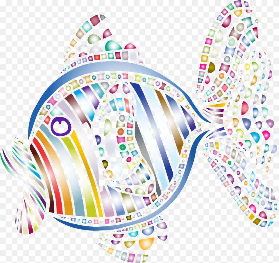 Abstract Colorful Fish 5 Clip Arts, Art, Pattern, Graphics, Animal Free Png