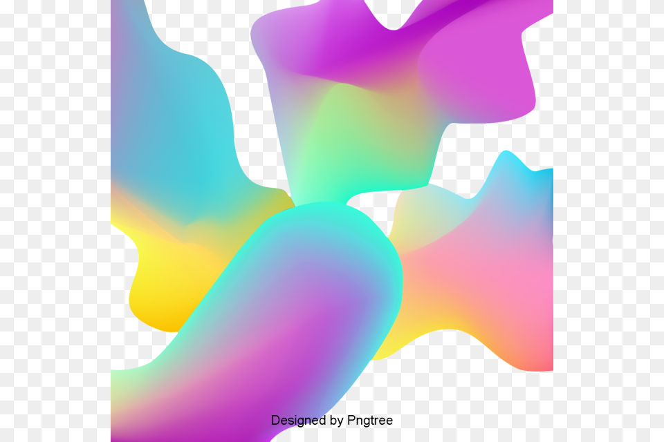 Abstract Colorful Geometric Gradient Fluid Technology Pattern, Art, Graphics, Purple, Person Png Image