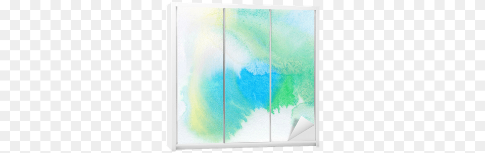 Abstract Colorful Watercolor Painted Background Wardrobe Painting, Canvas, Art, Modern Art, Door Free Transparent Png