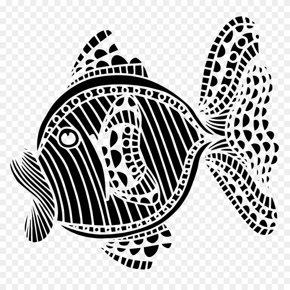 Abstract Fish Clipart, Pattern, Animal, Sea Life, Shark Png