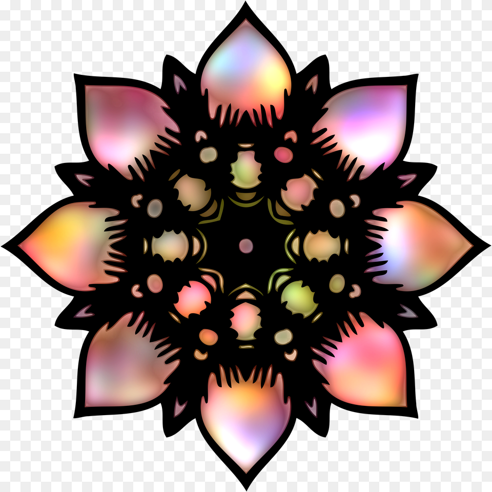 Abstract Flower 4 Clip Arts Mehndi Vector, Art, Pattern, Floral Design, Graphics Free Png