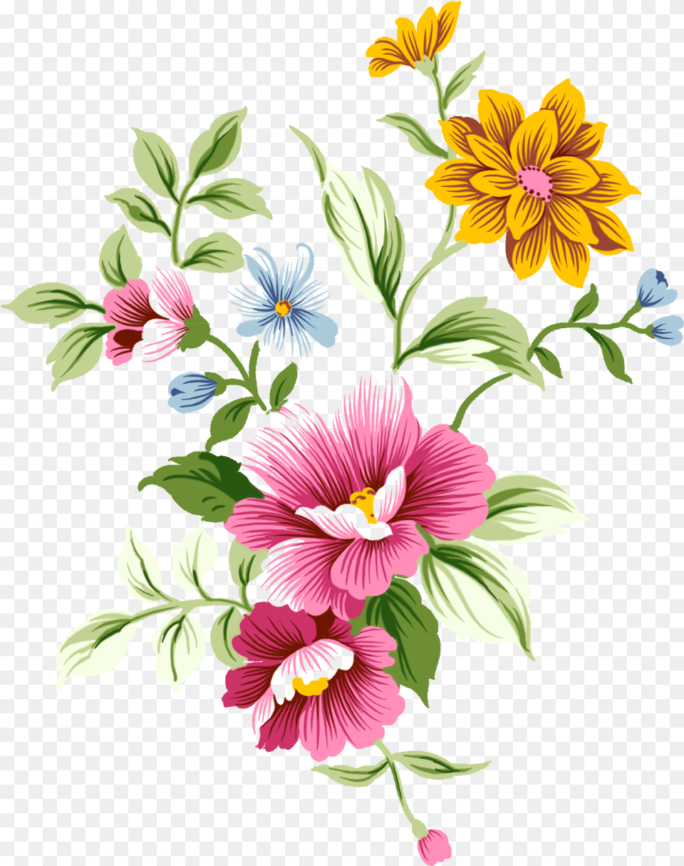 Abstract Flower Hand Painting Flowers, Art, Floral Design, Graphics, Pattern Png