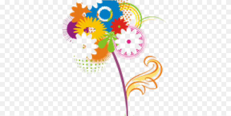 Abstract Flower Transparent Images Vector Flowers, Art, Graphics, Pattern, Floral Design Free Png