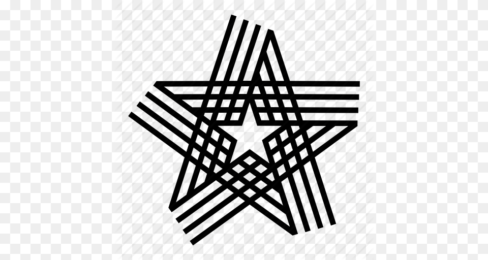 Abstract Geometric Geometry Lines Shape Star Symmetry Icon, Star Symbol, Symbol Png