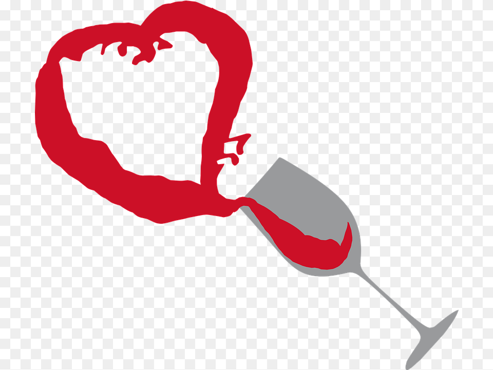 Abstract Glass Heart Vector Graphic On Pixabay Bebida Desenho, Liquor, Alcohol, Beverage, Wine Glass Free Transparent Png