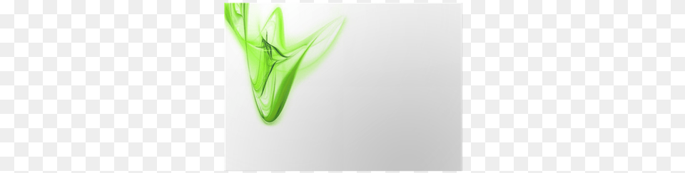 Abstract Green Wave White Background Modern Frame Display Device, Art, Graphics, Smoke, Light Free Png