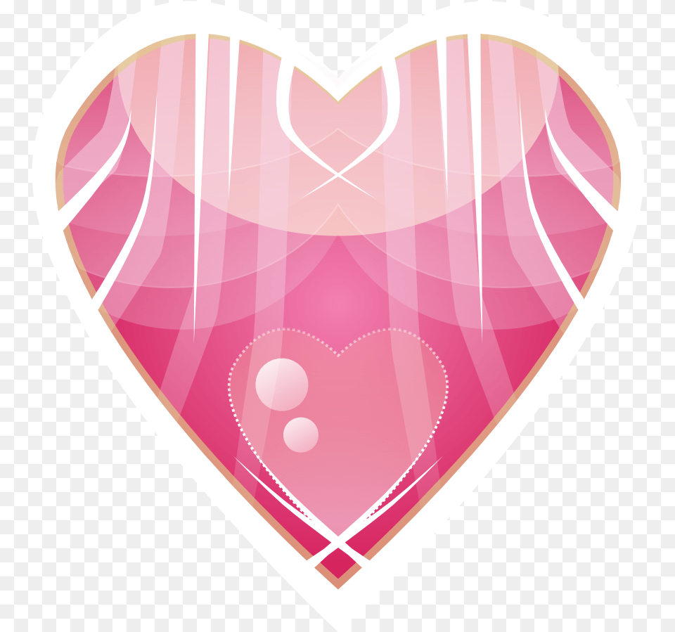 Abstract Heart Pink Transparent Pink Abstract Logo Png Image