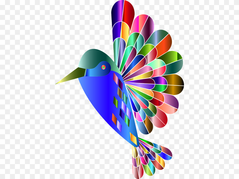 Abstract Hummingbird, Art, Graphics, Dynamite, Weapon Free Png Download