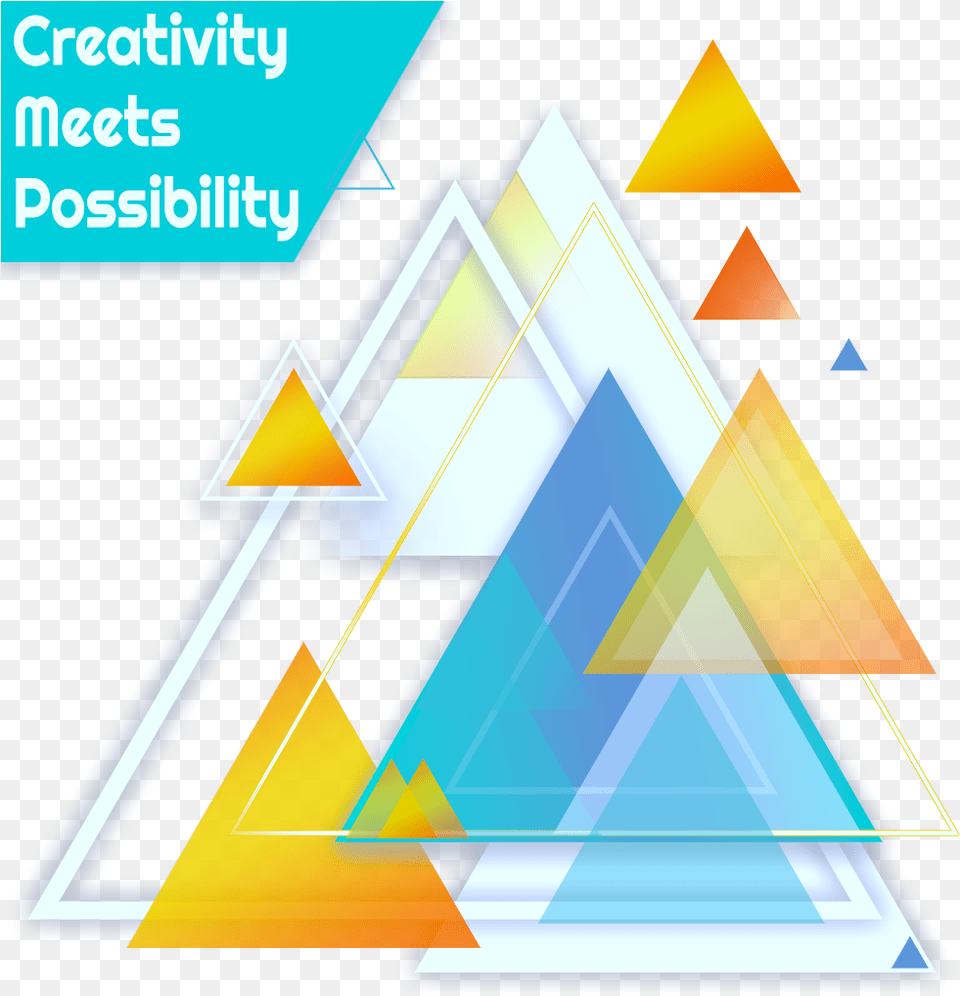 Abstract Illustration With Triangles Triangle, Art, Graphics Free Png