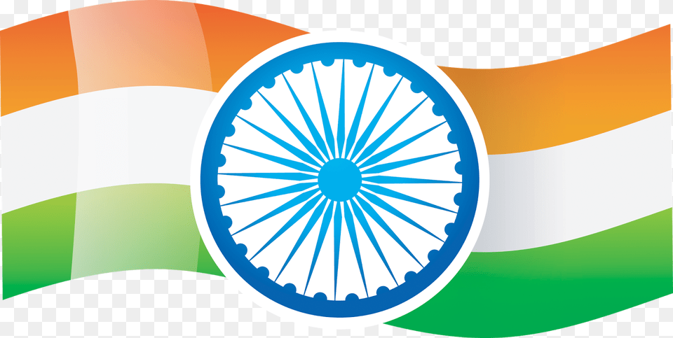 Abstract Indian Flag Hd Wave Background Wells Cathedral, Machine, Spoke, Logo, Wheel Free Transparent Png