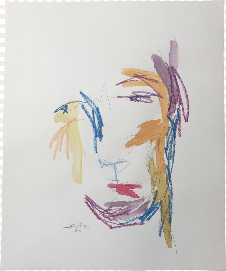 Abstract Original Face Painting Watercolor Painting, Art, Modern Art, Drawing, Person Png