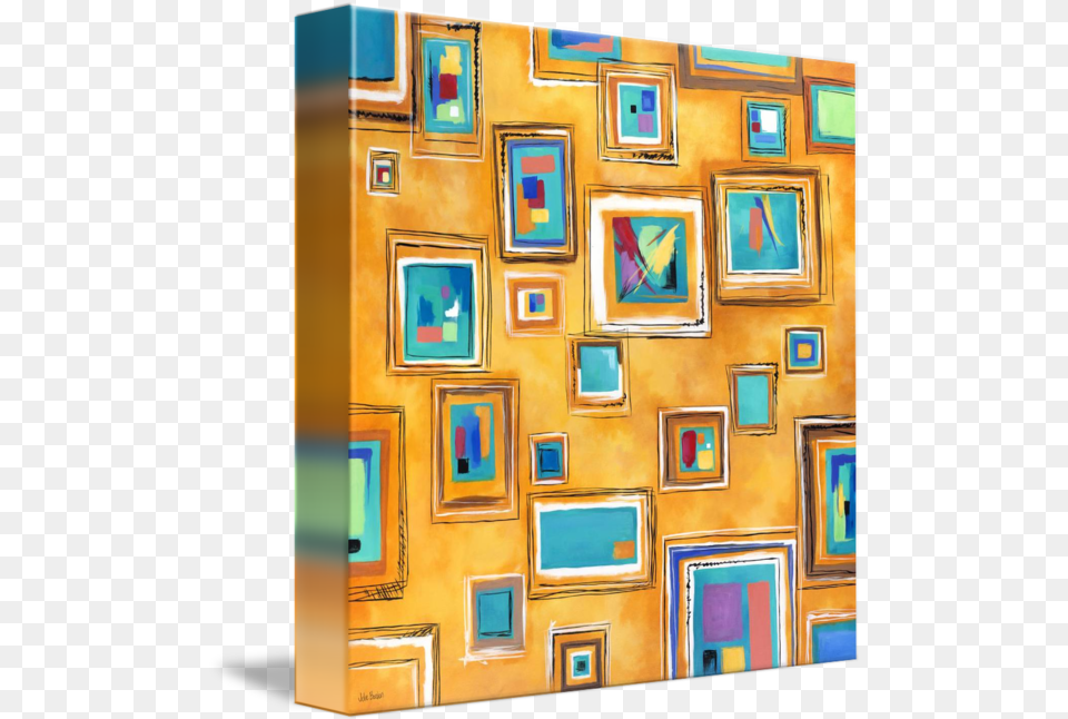 Abstract Painted Squares Modern Square Paintings Rectangles, Art, Modern Art, Painting, Art Gallery Free Transparent Png