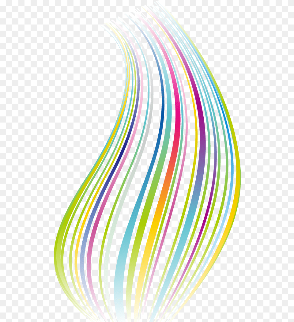 Abstract Rainbow Lines Download Abstract Rainbow Lines, Art, Graphics, Floral Design, Pattern Free Png