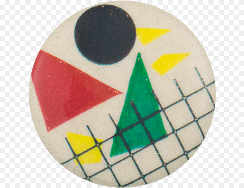 Abstract Red And Green Triangles Art Button Museum Circle, Logo, Ball, Football, Soccer Png Image