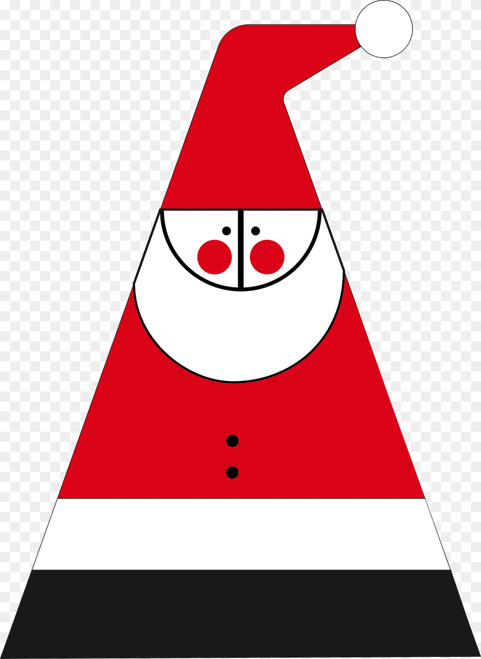 Abstract Santa Clipart, Triangle, Dynamite, Weapon Free Png