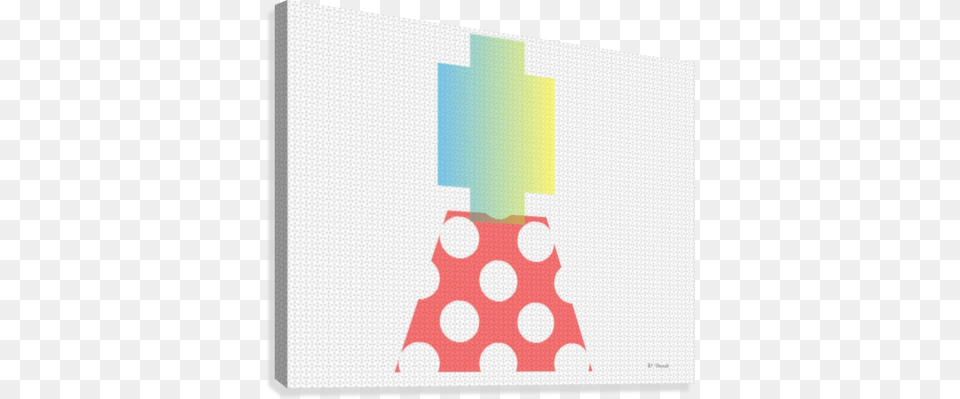 Abstract Shapes 1 Canvas Print Polka Dot, Pattern Png Image