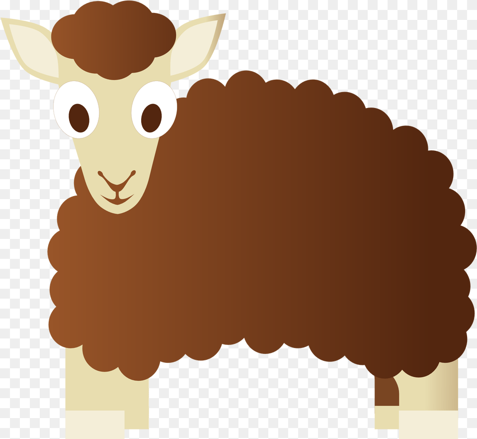 Abstract Sheep 3 1969px 117 Clip Art Brown Sheep, Animal, Livestock, Mammal Free Png