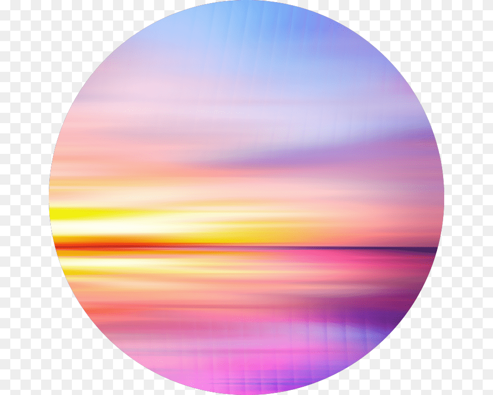 Abstract Sunset Vii Abstract Color Sunset Sunrise Circle, Sphere, Nature, Outdoors, Sky Free Png
