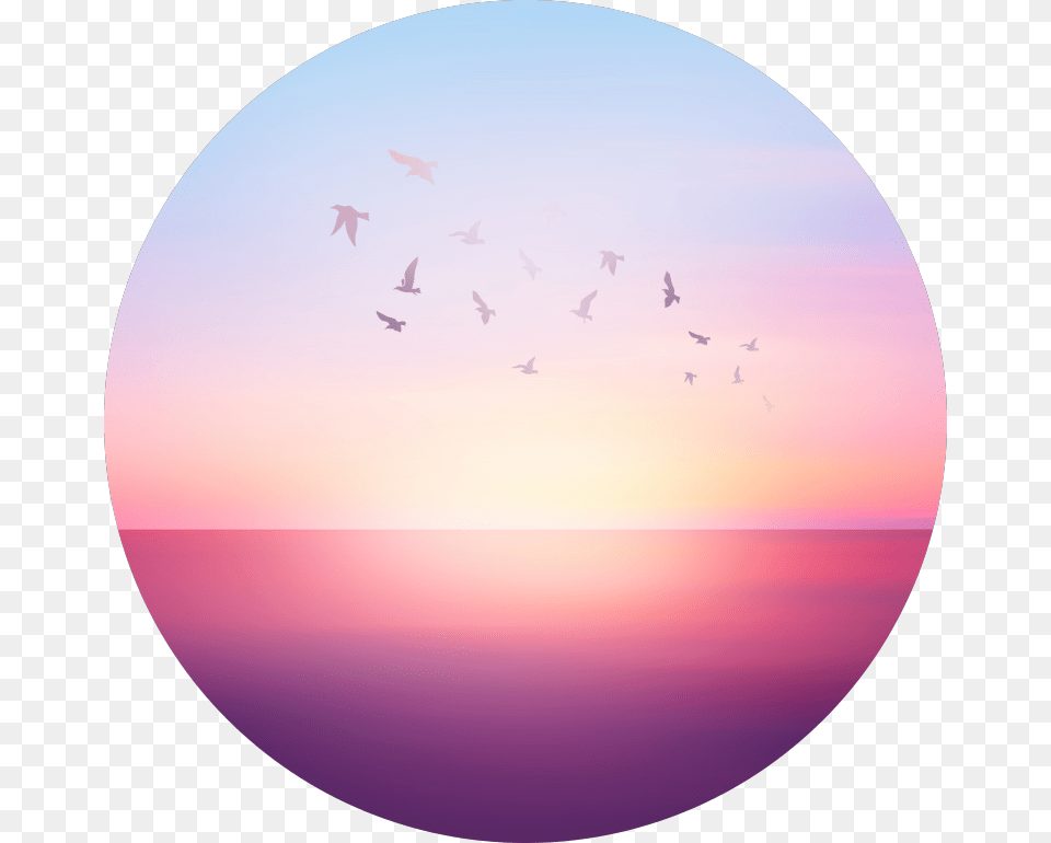 Abstract Sunset Viii Circle, Nature, Outdoors, Photography, Sky Png