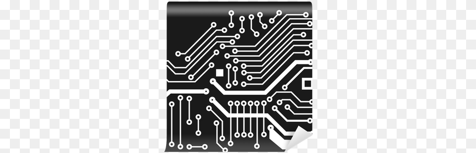 Abstract Technology Circuit Board Vector Background Printed Circuit Board, Electronics, Hardware, Scoreboard, Printed Circuit Board Free Png Download