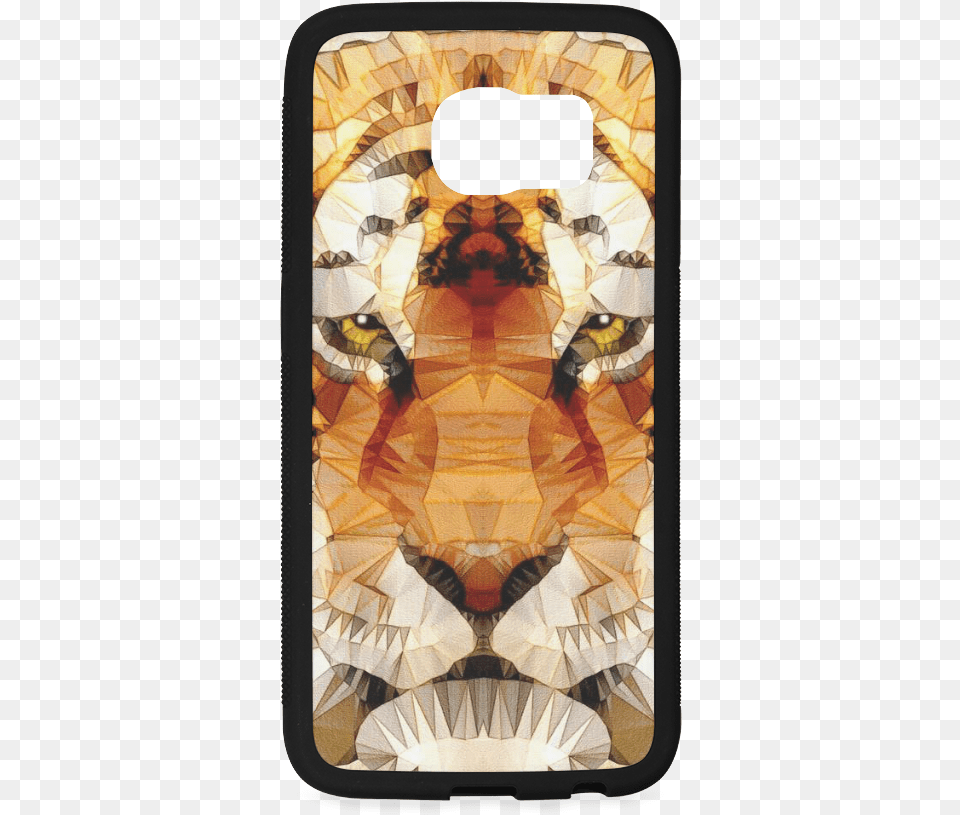 Abstract Tiger Rubber Case For Samsung Galaxy S6 Edge Samsung, Electronics, Phone, Mobile Phone, Woman Png