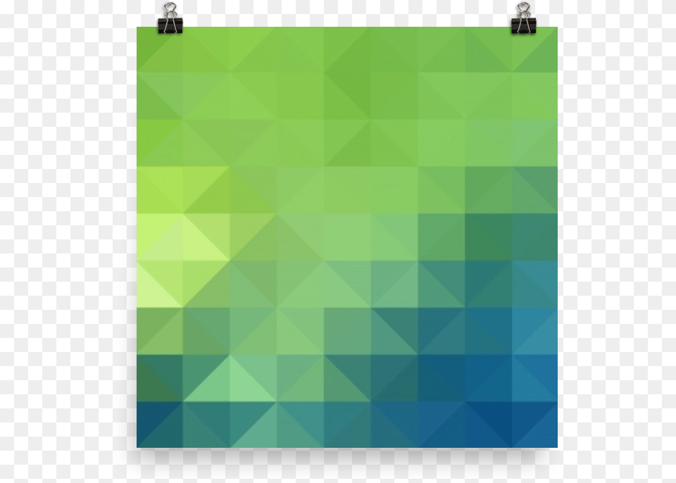 Abstract Triangles Art, Green, Chart, Heat Map, Texture Png Image