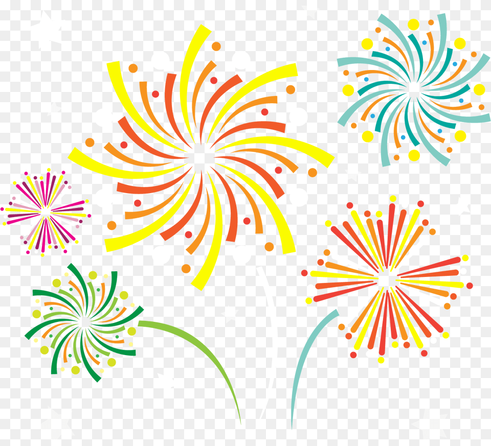 Abstract Vector Fireworks Fireworks Pics Vector, Art, Graphics, Floral Design, Pattern Free Transparent Png