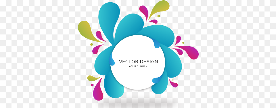 Abstract Vector Water, Art, Floral Design, Graphics, Pattern Png Image