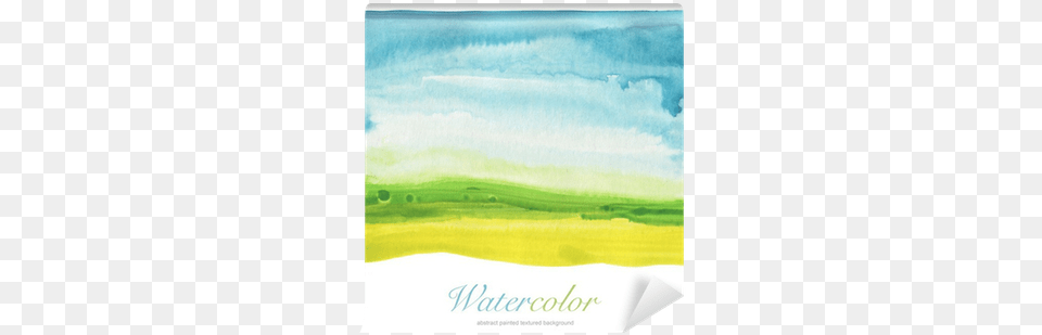 Abstract Watercolor Hand Painted Landscape Background Painting, Art, Nature, Outdoors Free Png