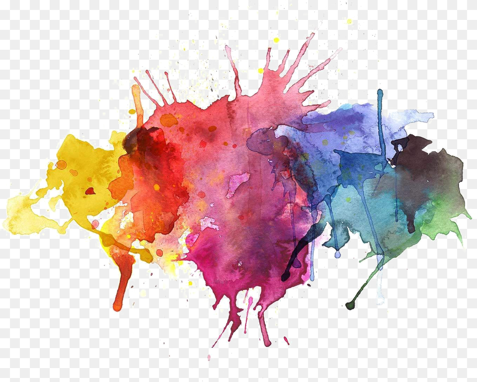 Abstract Watercolor Images Water Color Splash Hd, Art, Modern Art, Graphics, Person Free Transparent Png