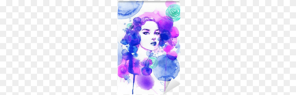 Abstract Watercolor Watercolor Painting, Purple, Art, Modern Art, Wedding Png