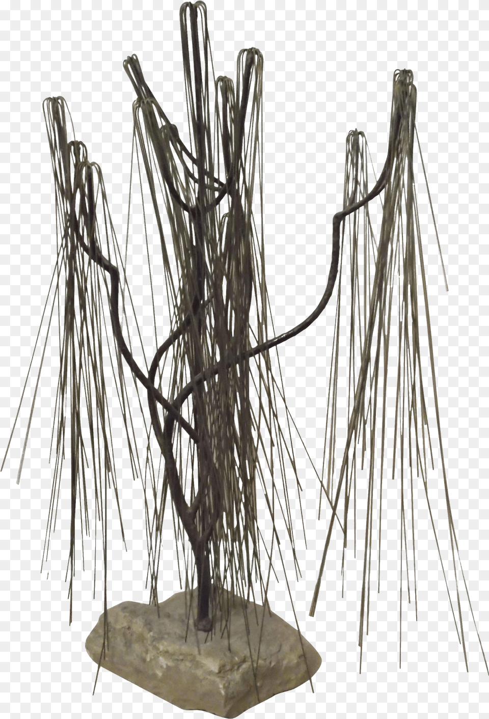 Abstract Willow Tree Welded Metal Sculpture Metal Tree Sculpture Abstract, Plant, Wood, Chandelier, Lamp Free Transparent Png