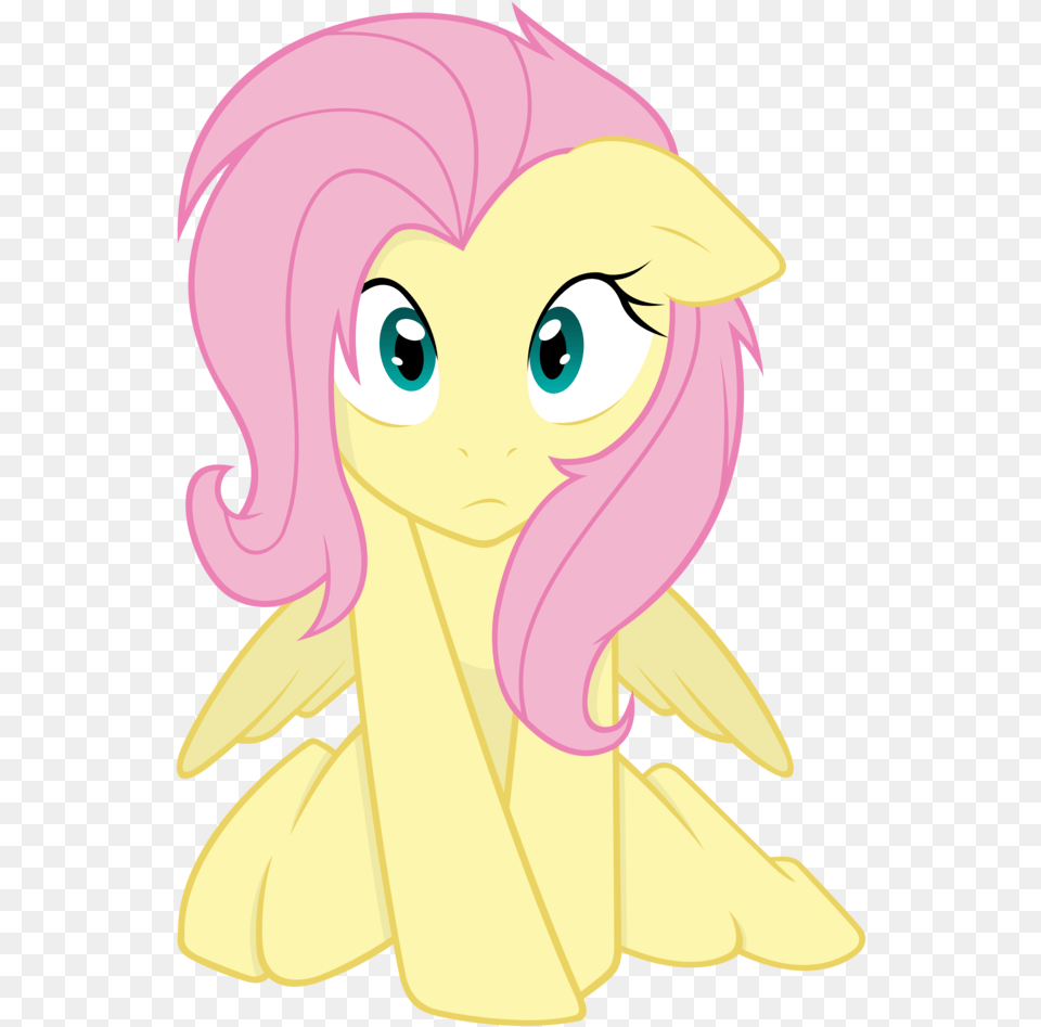 Absurd Res Artist Ambris Artist Vectorpone Fluttershy Confused Fluttershy Base, Book, Comics, Publication, Baby Free Png