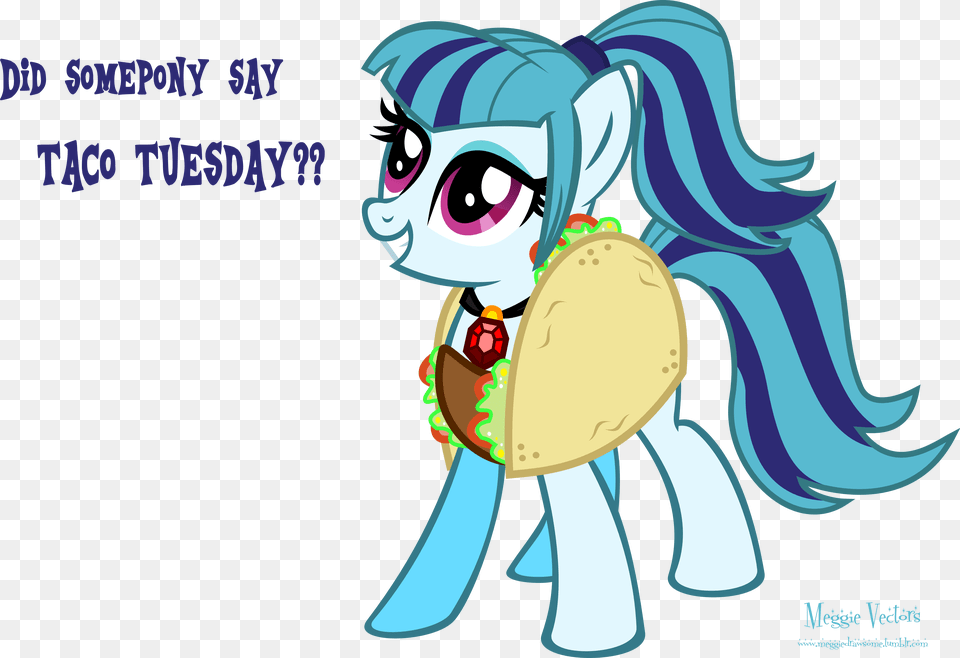 Absurd Res Artist Mlp Sonata Dusk Taco Tuesday, Book, Comics, Publication, Baby Free Png Download