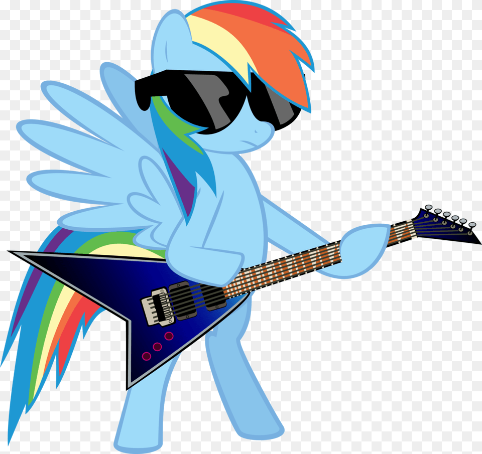 Absurd Res Artist Rainbow Dash Guitar, Musical Instrument, Person Png Image