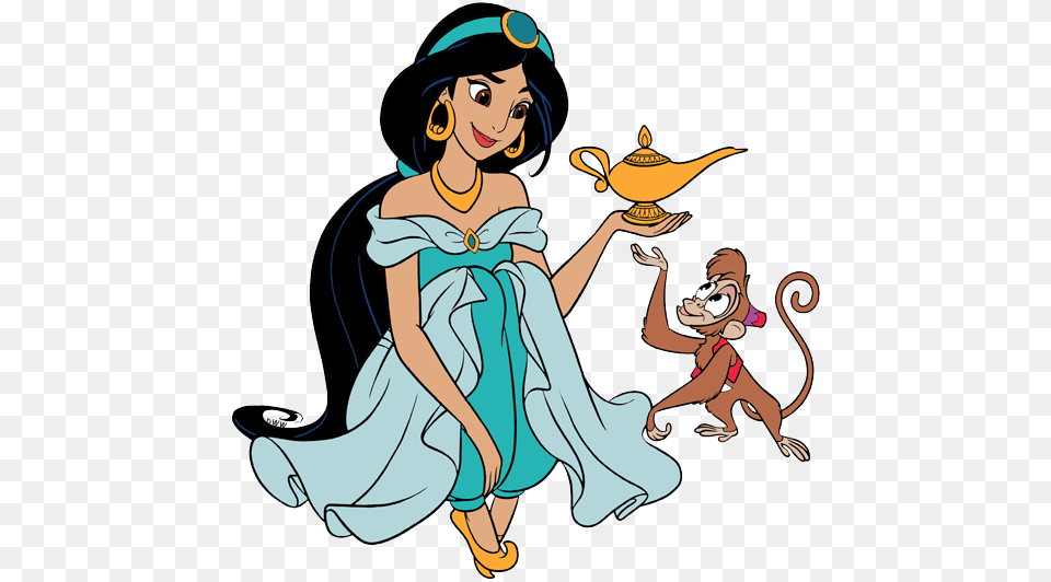 Abu Magic Lamp Aladdin And Jasmine And Abu, Adult, Person, Female, Woman Png