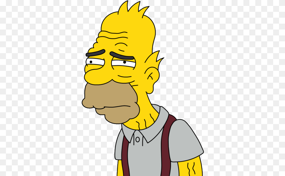 Abuelo De Homero Simpson, Person, Face, Head, Cartoon Free Transparent Png