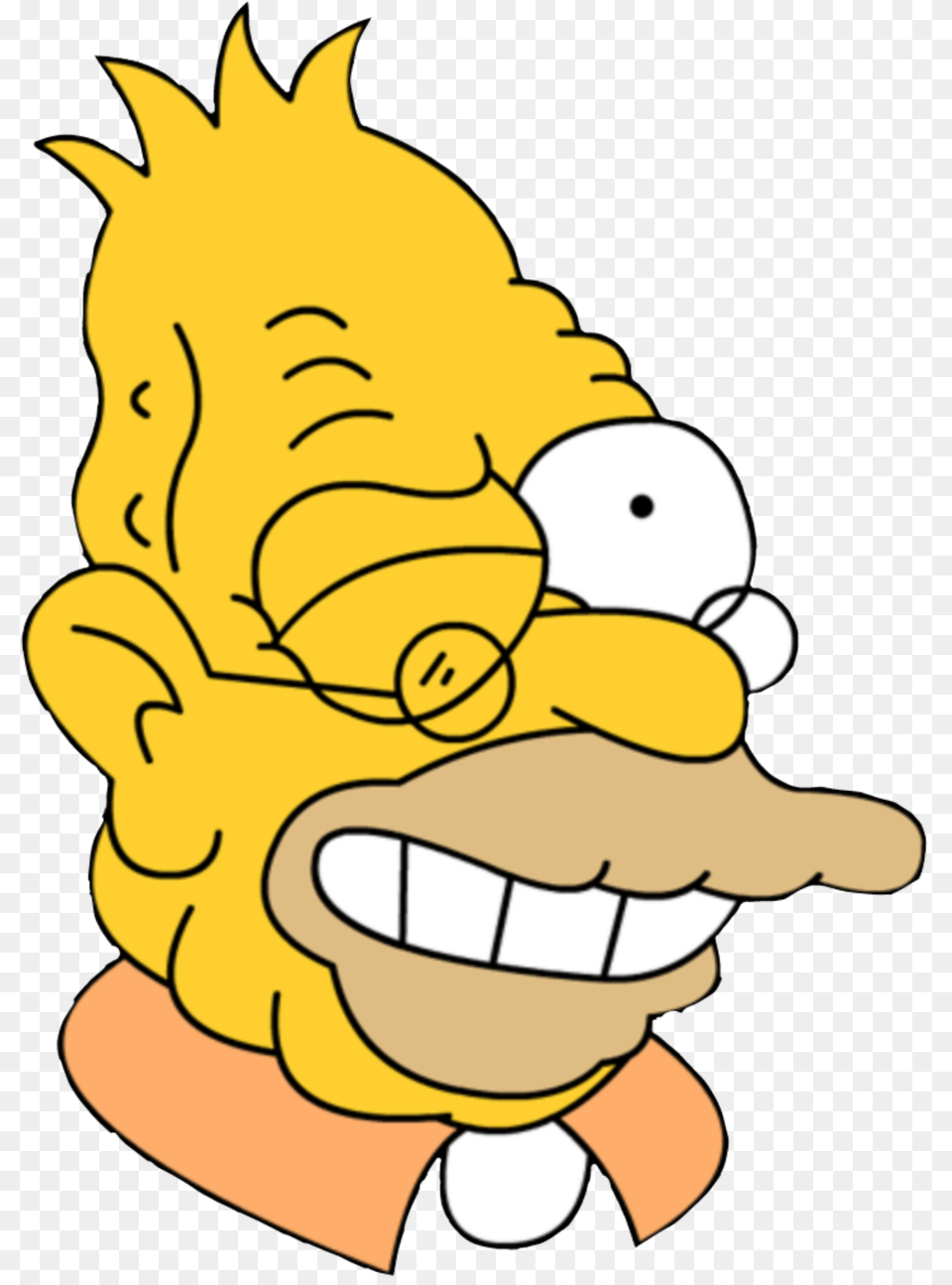 Abuelo Simpson Abuelo De Los Simpson, Baby, Person, Cartoon Free Png