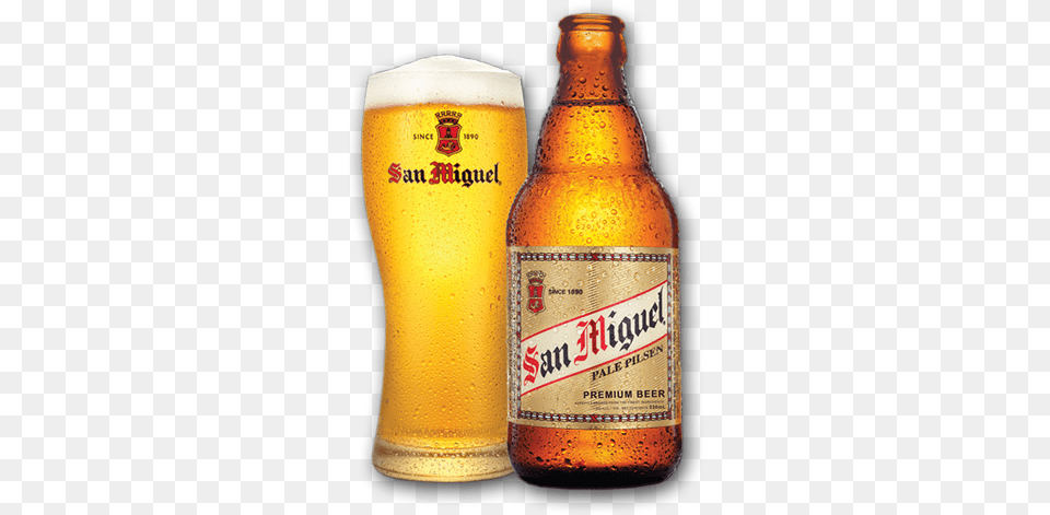 Abv San Miguel Beer, Alcohol, Lager, Beverage, Glass Free Png Download