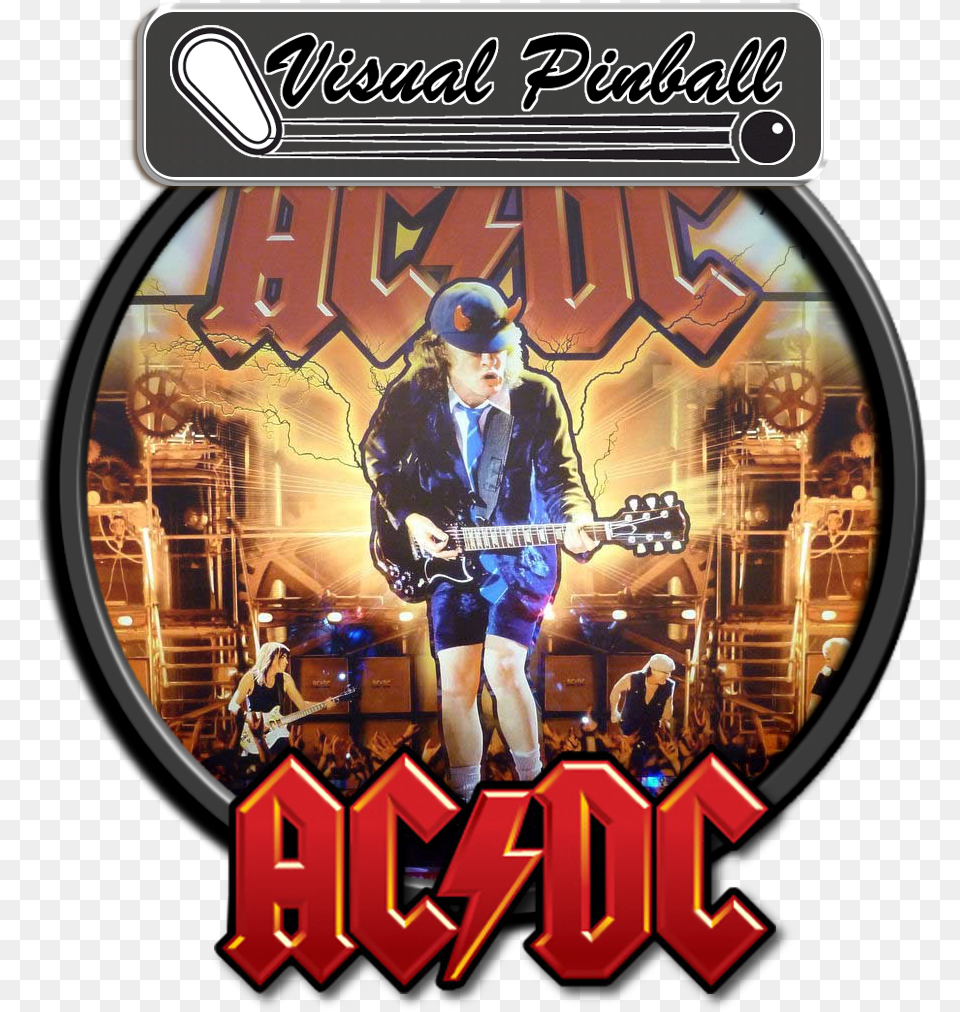 Ac Dc Let There Be Rock Le Pinball, Adult, Concert, Crowd, Person Png
