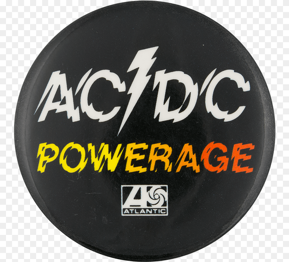 Ac Dc Powerage Uk Download Ac Dc Powerage, Badge, Logo, Symbol Png