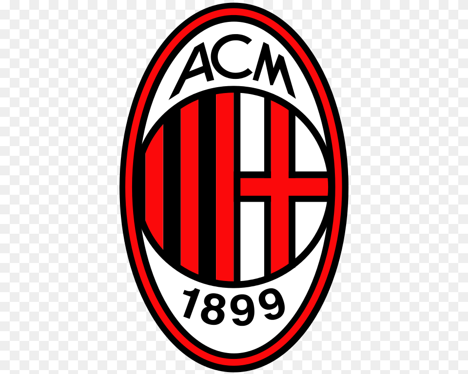 Ac Milan Logo, Badge, Symbol, Ammunition, Grenade Free Png Download