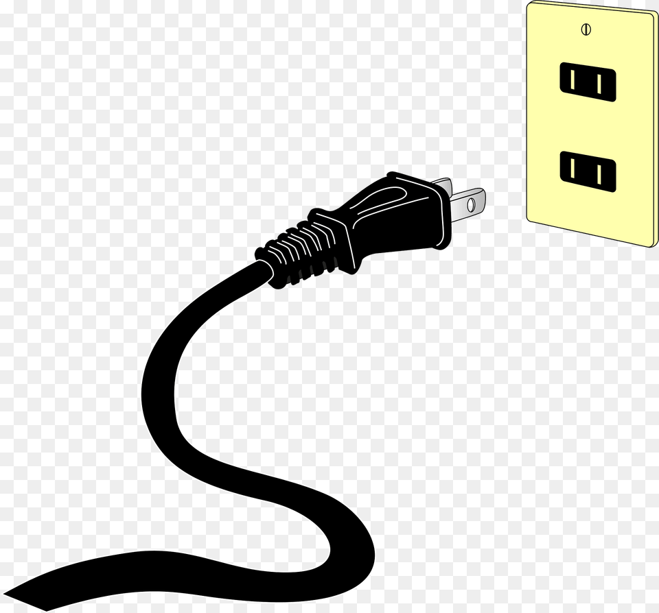 Ac Power Plugs And Wall Outlet Clipart, Adapter, Electronics, Plug, Smoke Pipe Free Png Download