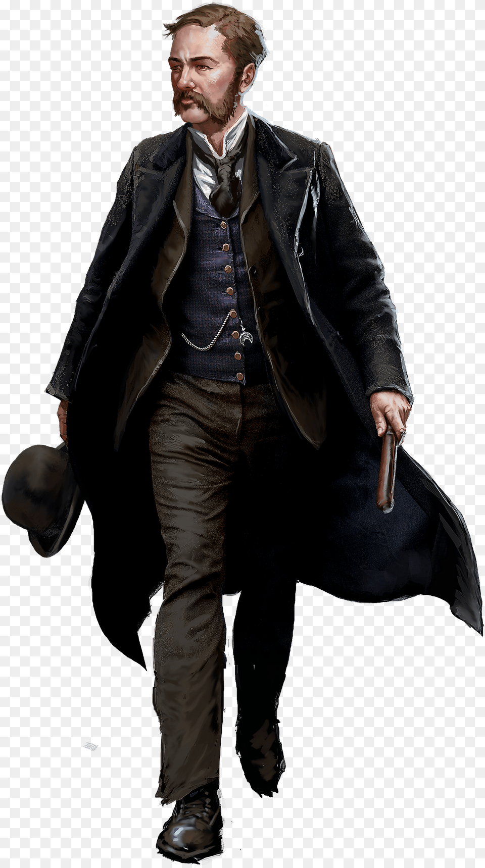 Ac Syndicate Characters Assassin39s Creed Syndicate Abberline, Jacket, Clothing, Coat, Person Free Png