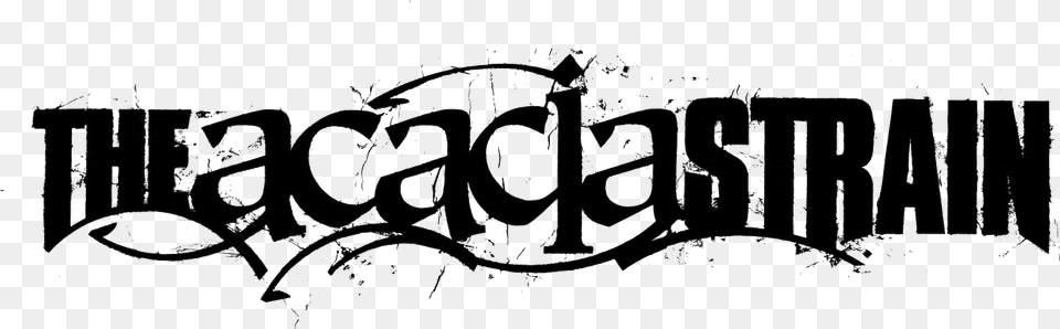 Acacia Strain Straight Acacia Strain Band Logo, Calligraphy, Handwriting, Text, Blackboard Free Png Download